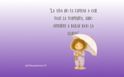 3. “La vida no es esperar a que pase la tormenta, sino aprender a bailar bajo la lluvia”