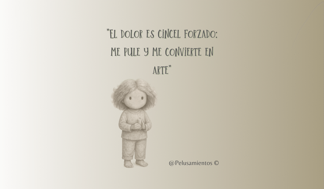 46. «El dolor es cincel forzado: me pule y me convierte en arte»