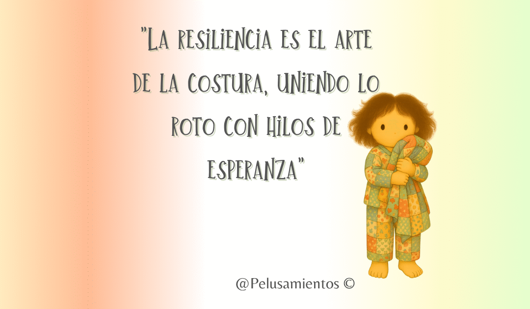 69.  «La resiliencia es el arte de la costura, uniendo roto con hilos de esperanza «