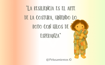 69.  «La resiliencia es el arte de la costura, uniendo roto con hilos de esperanza «