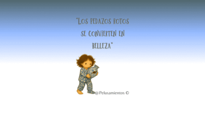 86.  “Los pedazos rotos se convierten en belleza”